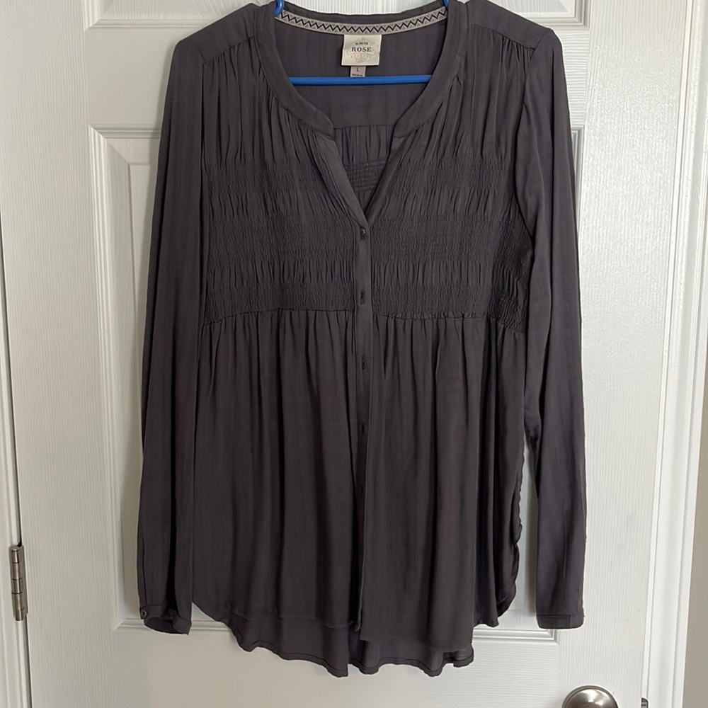 Womens button down top